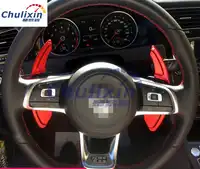 2pcs/lot for For Volkswagen VW golf 7 golf7 GTI Scirocco 2015-2017 Aluminum alloy Steering Wheel Shift Paddle Shifter Extension