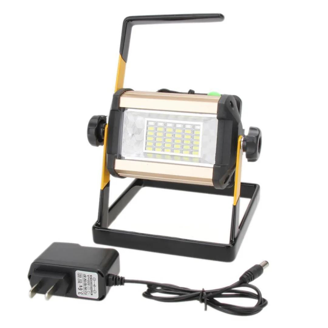 1set 2400LM 50W  36 LED Work Light Floodlight Hand Lamp Spotlight Battery New