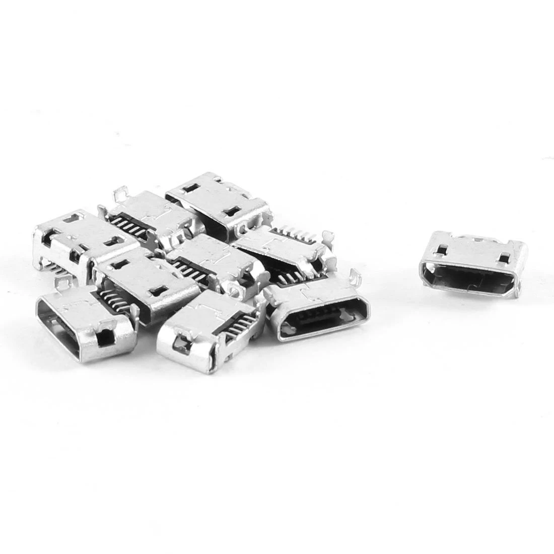 

Promotion! 10 Pcs Type B Micro USB Female 5 Pin Jack Port Socket Connector Repair Parts