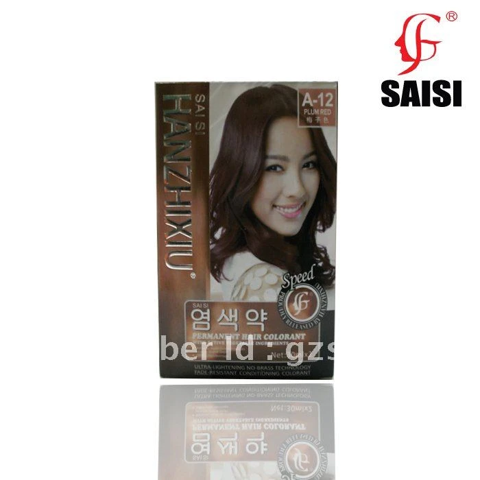 أحمر البرقوق 30mlx2 لون الشعر الدائم صبغ مع المكونات النباتية 20 لونا Hair Color Dye Color Dyehair Color Aliexpress