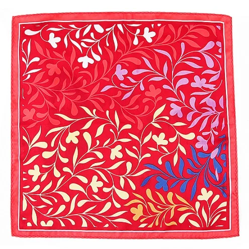 Pocket Square PS015 Портной Смит мужчины Пейсли карман квадратный из микрофибры печати мужские платки синий бордовый Цветочные носовой платок новая мода мужской костюм носовой платок - Цвет: Pocket Square PS015