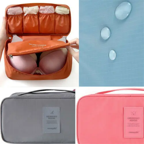 Женская Портативная сумка для хранения нижнего белья одежда Бюстгальтер Органайзер Косметическая Упаковка куб сумка для хранения дорожная