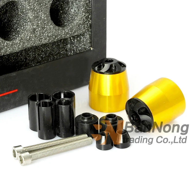 CNC 22mm Handlebar Bar End Plugs Motorcycle Aluminum 7/8" Handle bar Slider FOR Honda Suzuki