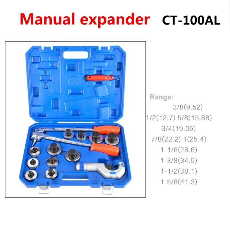 Tube Expanding Tool Set,3/8" to 1 5/8" Copper Tube Pipe Expander Tool