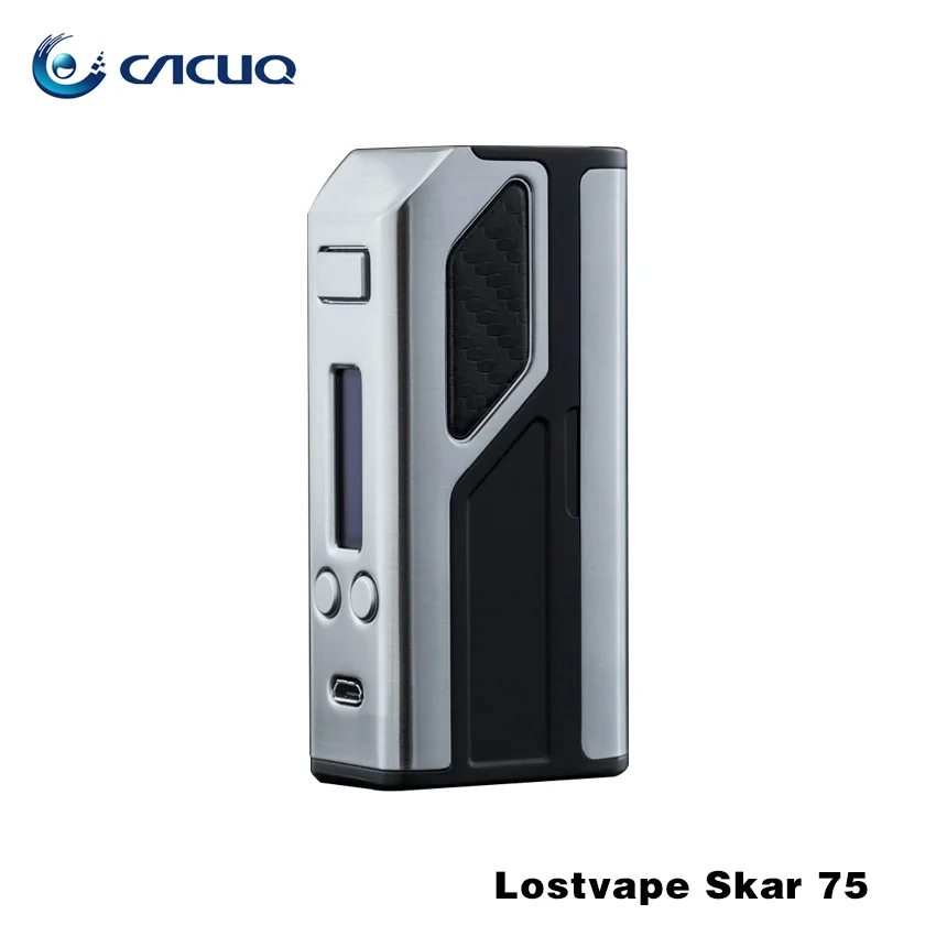 Original Lost Vape Skar DNA75 TC Box Mod DNA75W Evolv Chip TC Box Mod Electronic Cigarettes Mods
