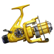 Новая полная металлическая катушка для спиннинга 5,2: 1 10BB литые Катушки Рыболовные катушки KM50-60# NE1212