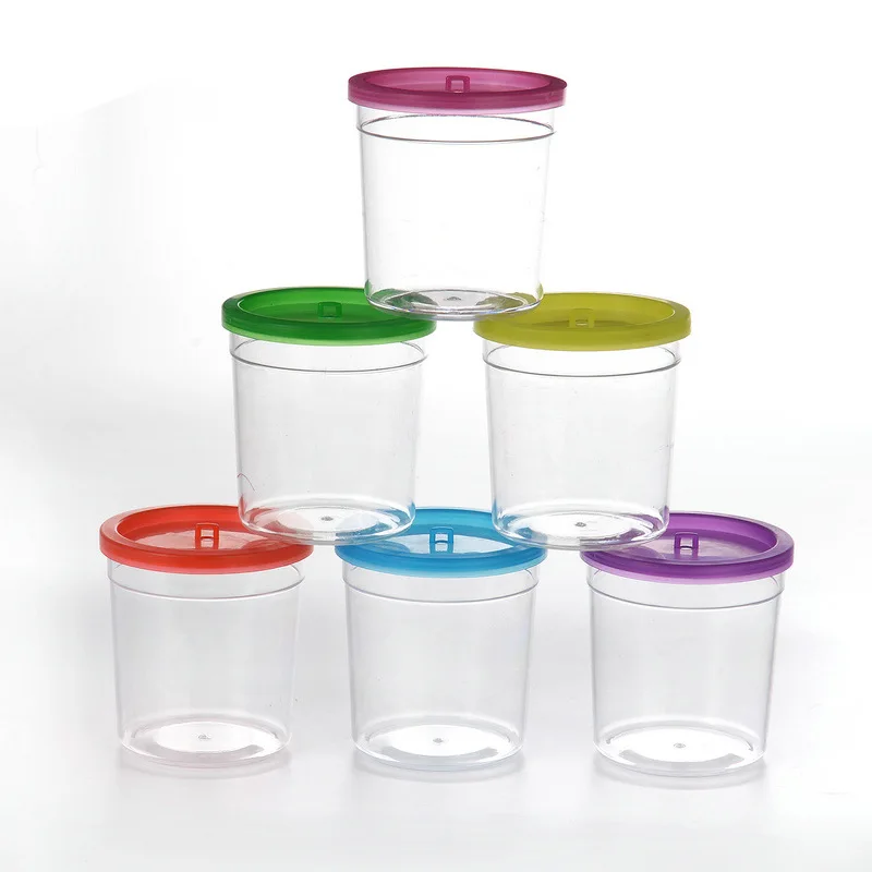 5PCS Betta Cup Jellyfish Cup Betta Fish Tank Mini Small Transparent