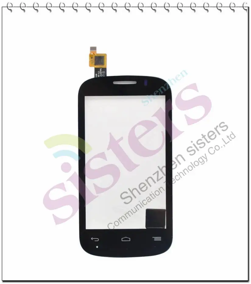 ALC0009 Black White 100% New Original Digitizer Touch Screen Glass For Alcatel One Touch POP C3 Dual OT-4033E OT4033 4033D 4033X 4033   (3)