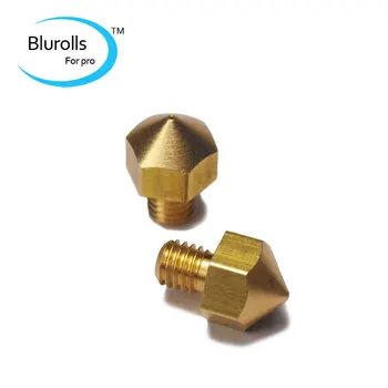 

3d printer parts ultimaker original brass nozzle 0.4mm for hot end 3mm filament top quality free shipping copper nozzle
