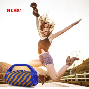 

Outdoor Portable Wireless Bluetooth Speaker Column V4.2 with TF Card Portable Handheld Speaker Gift Music Speakers