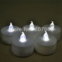 48 шт./партия батарея управляемая Светодиодная лампа в виде Свечи свадебные вечерние беспламенные Романтический чай свет свечи