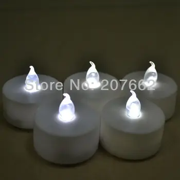 

Free shipping 48pcs/lot battery operated candle light LED WEDDING PARTY Flameless Romantic Tea Light Candle Lights