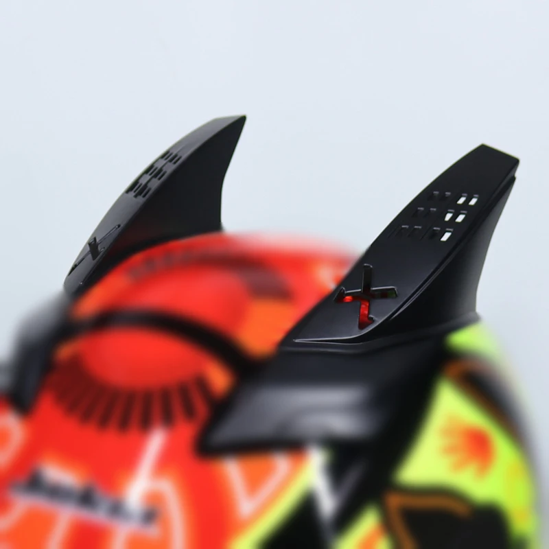 1Pair Helmet Racing Ear Horns Accessories Black Scotch Tape Motorcycle Dirt Bike