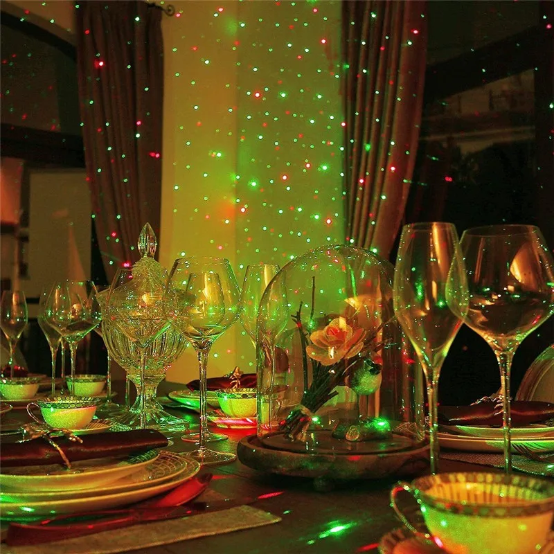 

Outdoor Moving Full Sky Star Laser Projector Landscape Shower Lamp red&Green LED Stage Light Outdoor Christmas Laser Lamp