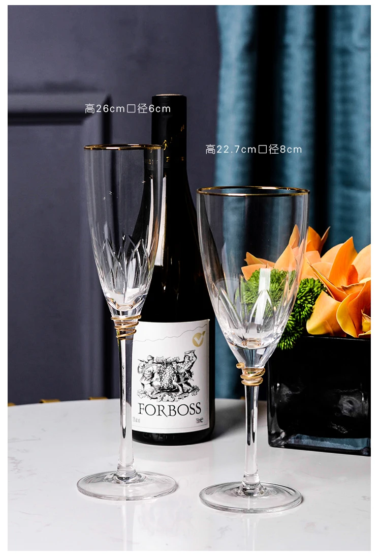Пномпеньские бокалы для шампанского бокал для красного вина Хрустальные стеклянные бокалы для бокалов Свадебные фужеры очки Бар Отель вечерние дома Питьевая утварь