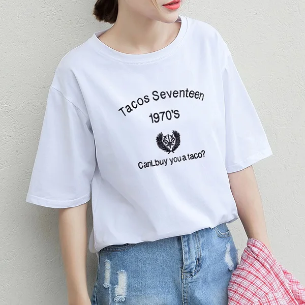 WWENN T Shirt Women 2019 Fashion Cool Print Female T-shirt White Cotton Women Tshirts Summer Casual Harajuku T Shirt Femme Top