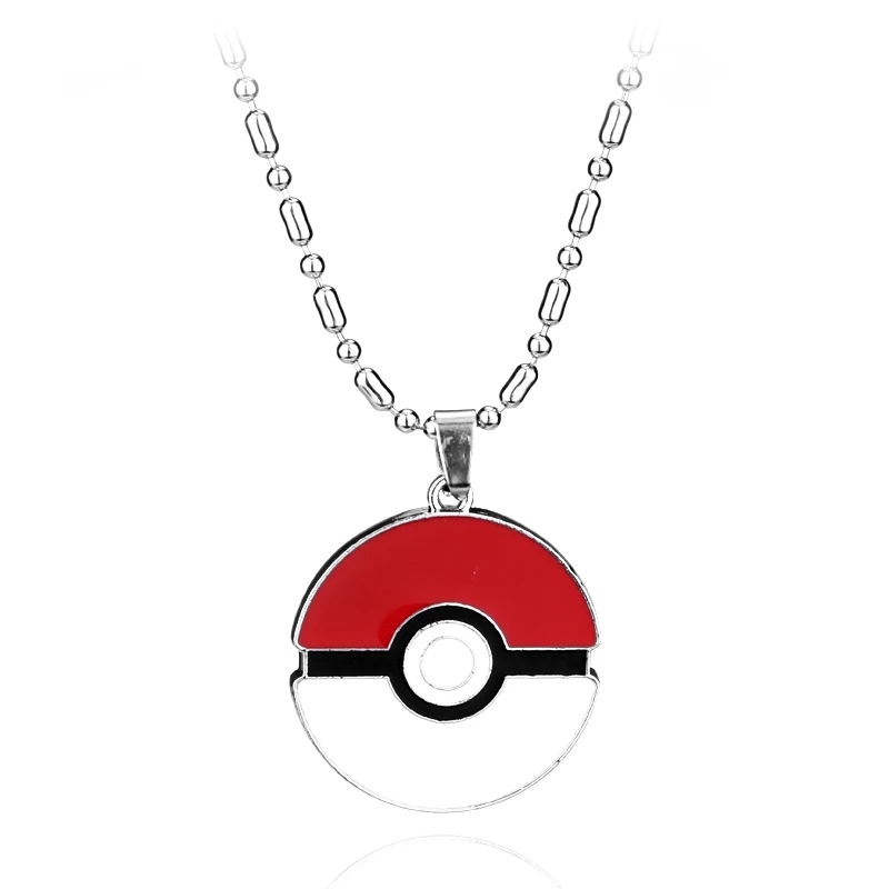 Дешевая цена Pokemon Go милая фигурка чокер ожерелье и подвески Pokemon Pokeball ожерелье Pocket Monster Коллекция игрушек подарок - Окраска металла: bohemian jewelry