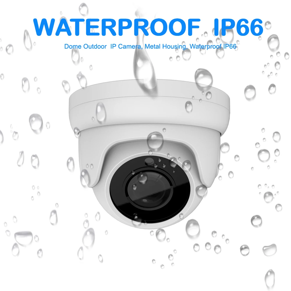 2MP 4MP 5MP безопасности POE IP камера металлическая сетевая видеонаблюдения 1080 P