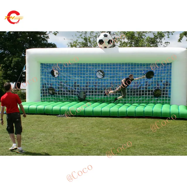 free shipping to door!7x4m popular inflatable football goal soccer