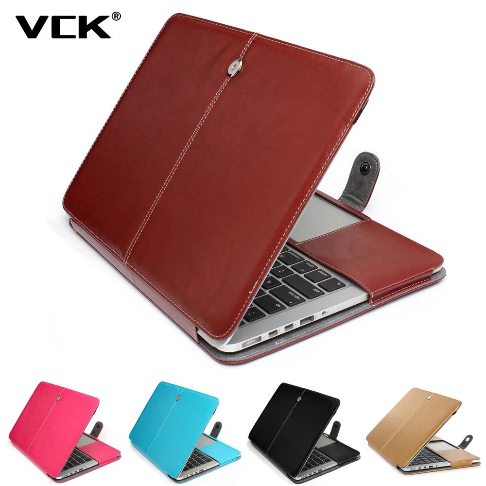 PU leather shell case  for Apple Macbook Air Pro Retina 11.6 13.3 15.4 inch laptop Cases For Mac book bag