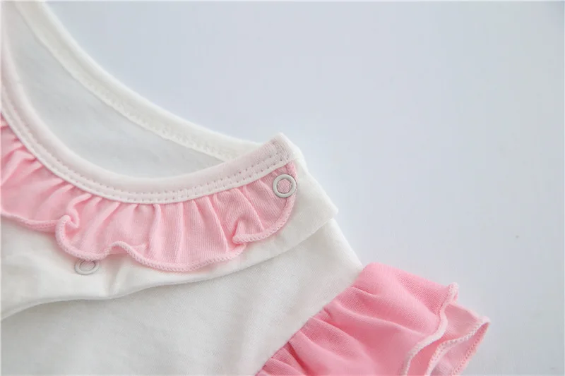 Siyubebe/комбинезон для новорожденных девочек; Детские хлопковые кружевные короткие комбинезоны принцессы; комплект одежды для малышей; Ropa; комбинезон для девочек; одежда для детей от 0 до 12 месяцев