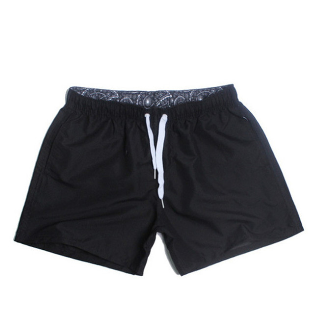 Board shorts men casual solid Mid Beach shorts fashion printed Waist shorts man Straight Drawstring shorts S-XXL Hot sale