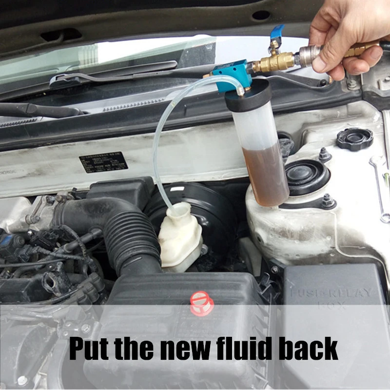 

Autoleader Pump Oil Bleeder Empty Exchange Drained Kit Equipment Tool Auto Car Brake Fluid Oil Change Replacement Tool