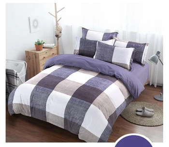 

Nordic style Bed linens Bedding Sets For Russia USA Europe Size Duvet Cover Set Double Size Quilt cover Bedding Bedclothes Gray