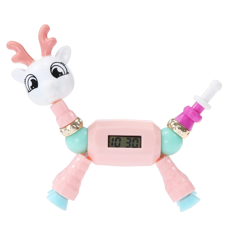 

2019 New Elf Beaded Bracelet Children's Watch Cartoon Animal Magic Variety Children's Educational Toys Electronic Watch
