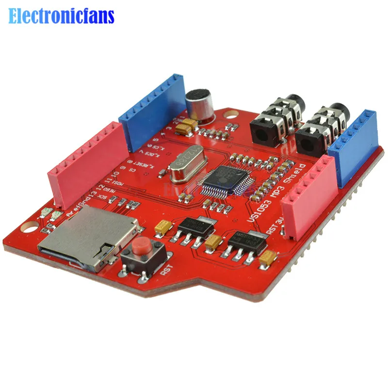 Basics Project 061a Geeetech VS1053 MP3 player shield with TF card