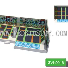 Многофункциональный изысканный батут-парк домашняя площадка Превосходное качество Детская домашняя площадка HZ-LG032