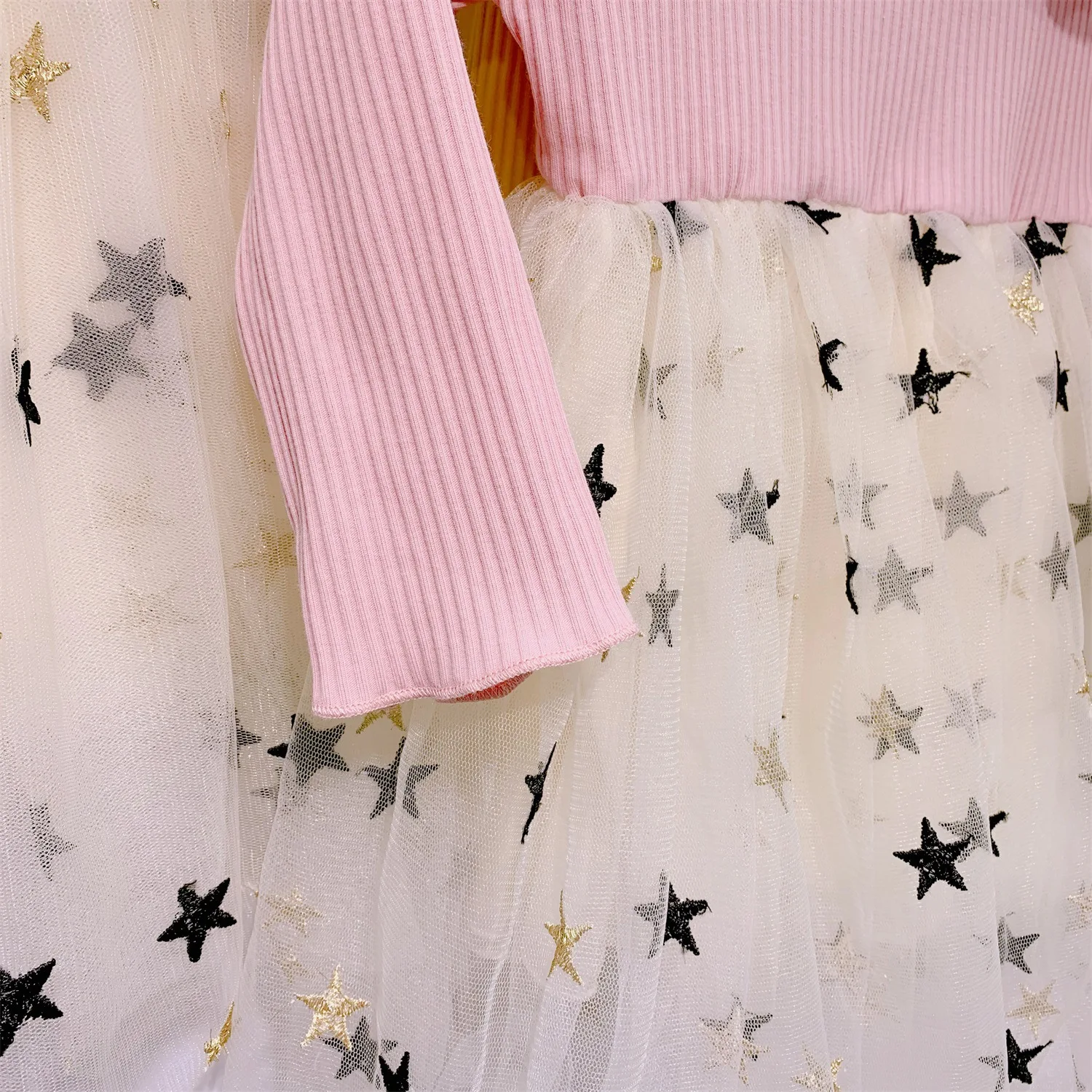 Платье для малышей одежда принцессы для девочек трикотажное платье с длинными рукавами для детей от 0 до 3 лет, костюм для дня рождения для малышей весенние платья для младенцев
