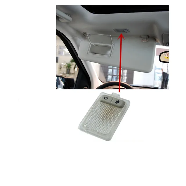 Car ceiling light Fre ela nd er2 Sun visor light Cosmetic mirror