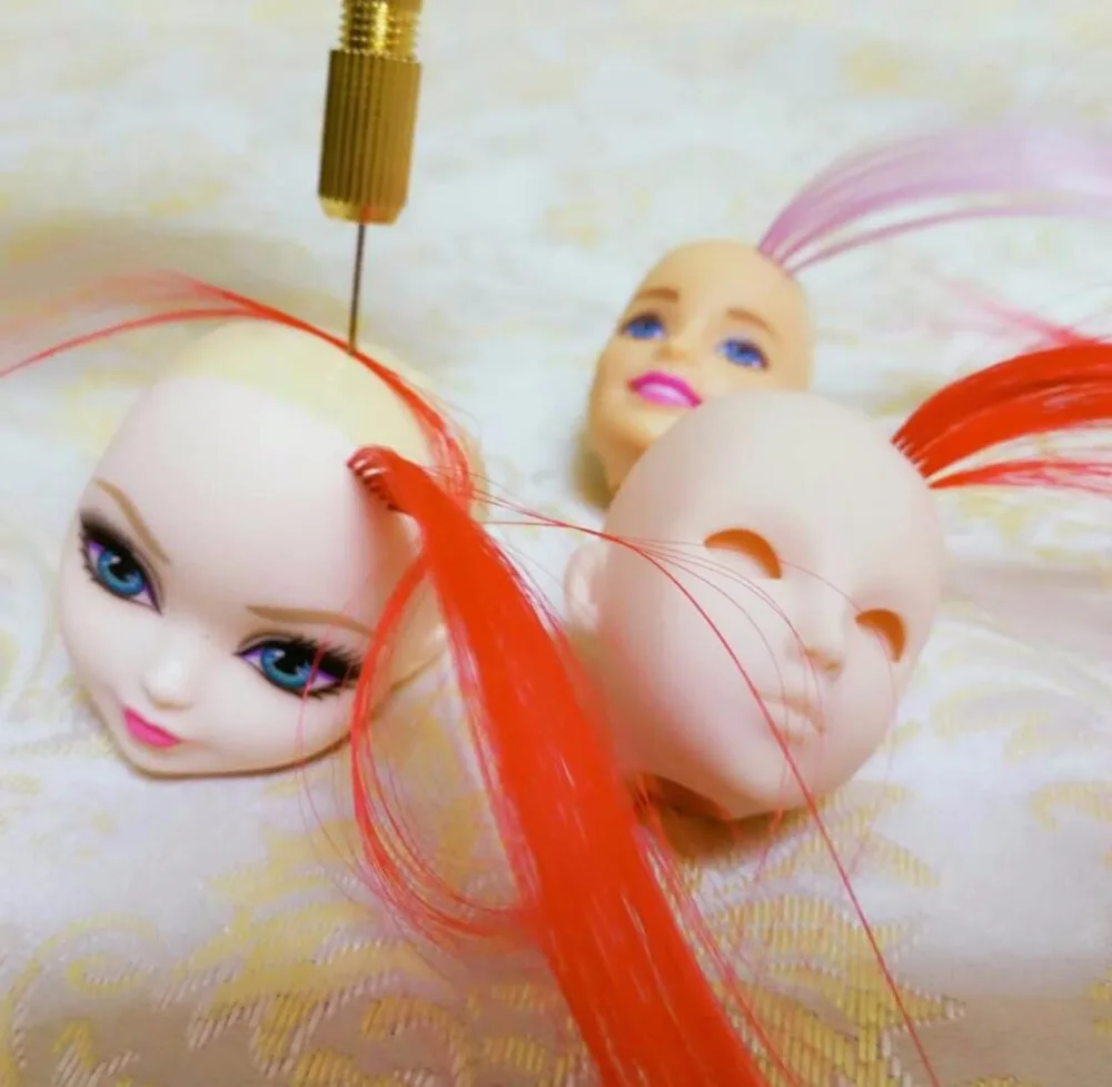 Инструменты для волос куклы аксессуары установки головка BJD ob girl monster Doll head|Куклы|