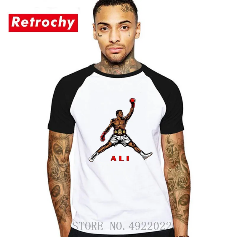 

Muhammad MMA T-Shirt Air Ali T Shirts Men 2019 Summer humor UFC cool hip hop tshirts MMA free shipping cotton hipster Tee shirts