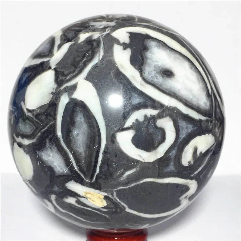 

Ball Narural septarium quartz Crystal Stone and craft reiki healing Decorative ball(92mm)