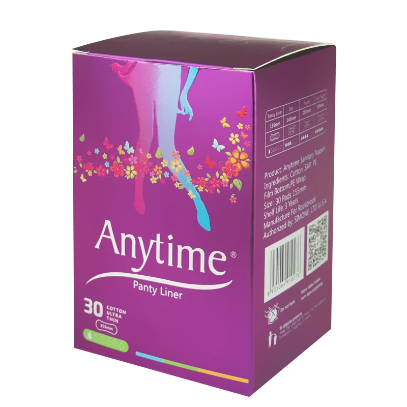 Free Shipping 10 Boxes Panty Liner Women Feminine Products Hygiene