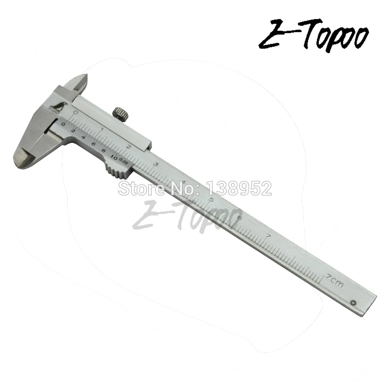 70 мм Мини штангенциркуль 0-70 мм/0,05 мм суппорт Нержавеющая сталь Guage Портативный измерительный инструмент