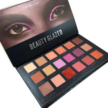 

Professional Women Eye Makeup 18 Colors Eyeshadow Palette Matte Shimmer Glitter Eyeshadow Palette Cosmetics