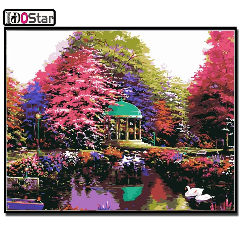 

Painting By Numbers trees scenery coloring by numbers Pictures Home Decor canvas paint by numbers Decorations Modular pictures