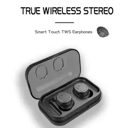 Мини TWS-8 True Беспроводной наушники BLuetooth наушники гарнитуры 3D наушники Super Bass V5.0 Hi-Fi стерео Touch Управление микрофона наушники