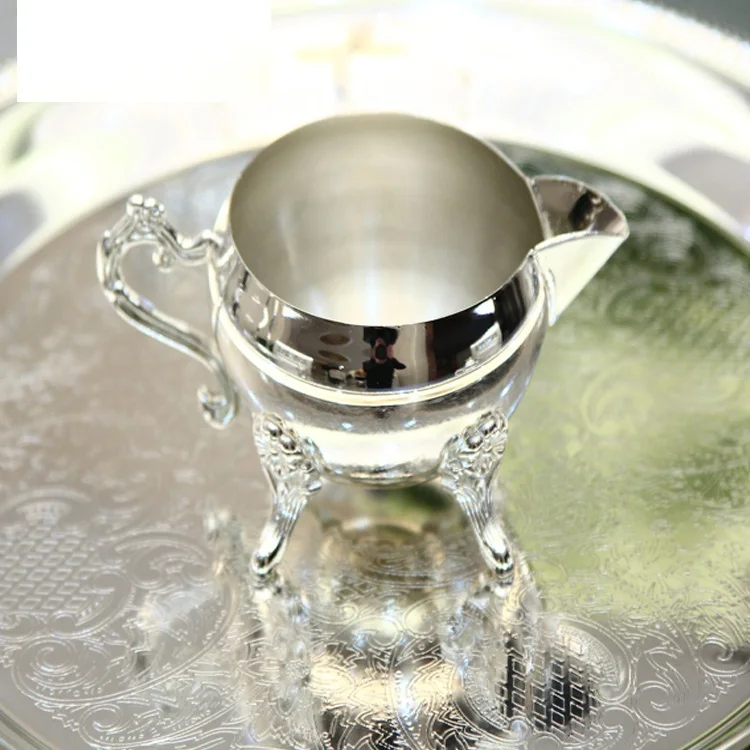 Новое поступление, кофейный сервиз/чайный сервиз для свадеб, вечерние сервизы или КТВ, покрытый серебром металл