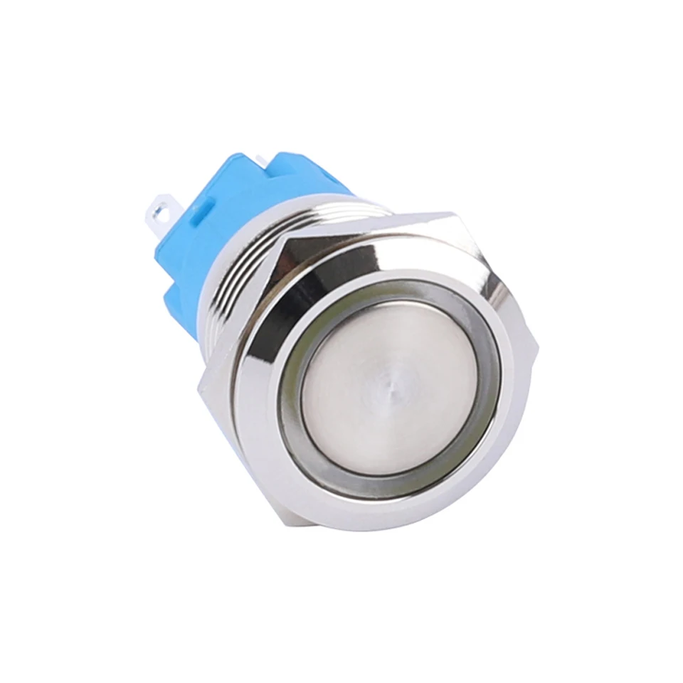 19mm 2 Position 12V Angel Eye LED Waterproof Stainless Selector Switch ON//OFF