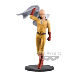 Один удар человек супер герой комиксов аниме статуя Banpresto DXF Премиум Сайтама 20 см Рисунок Модель игрушечные лошадки мальчик подарок