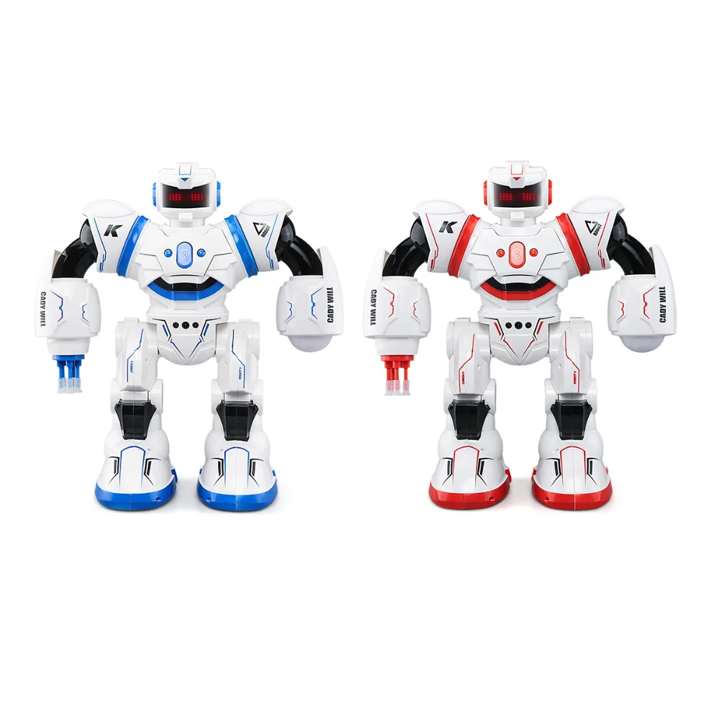 

JJRC RC Robot Cady Will Intelligent Program Touch Gesture Sensor Auto Display Missile Launch Combat Singing Dance Xmas Gift Toys