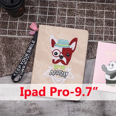 Роскошный чехол для IPad Mini 4 Ipad Pro 9,7 Ipad / с рисунком собаки, чехол для Apple IPad Air1 Air2 - Цвет: Yellow Ipad Pro 9.7