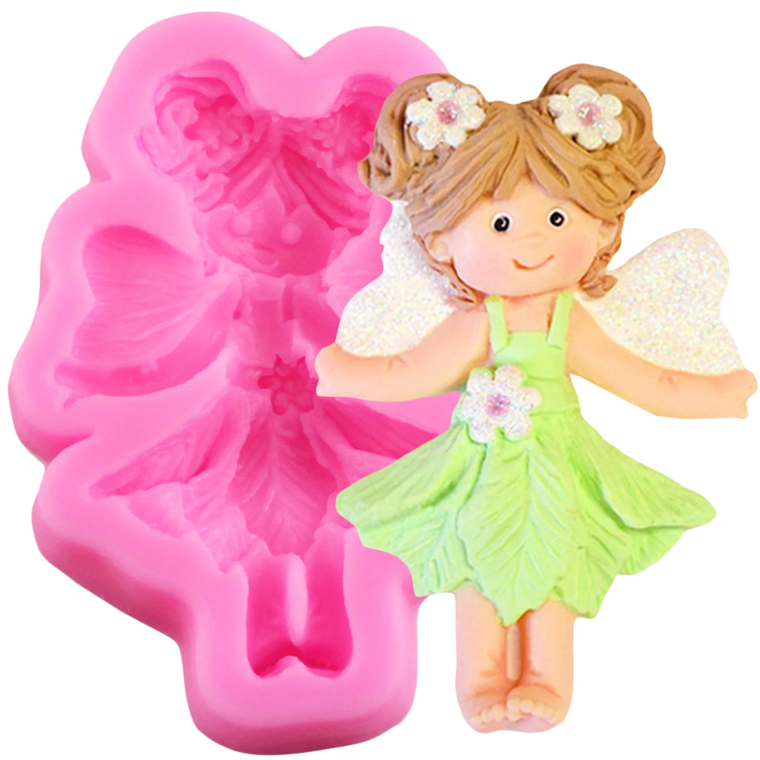 

Pretty Girl Fondant Molds Cake Decorating Tools Silicone Moulds For Chocolate Polymer Clay Resin Mold Baking Tools