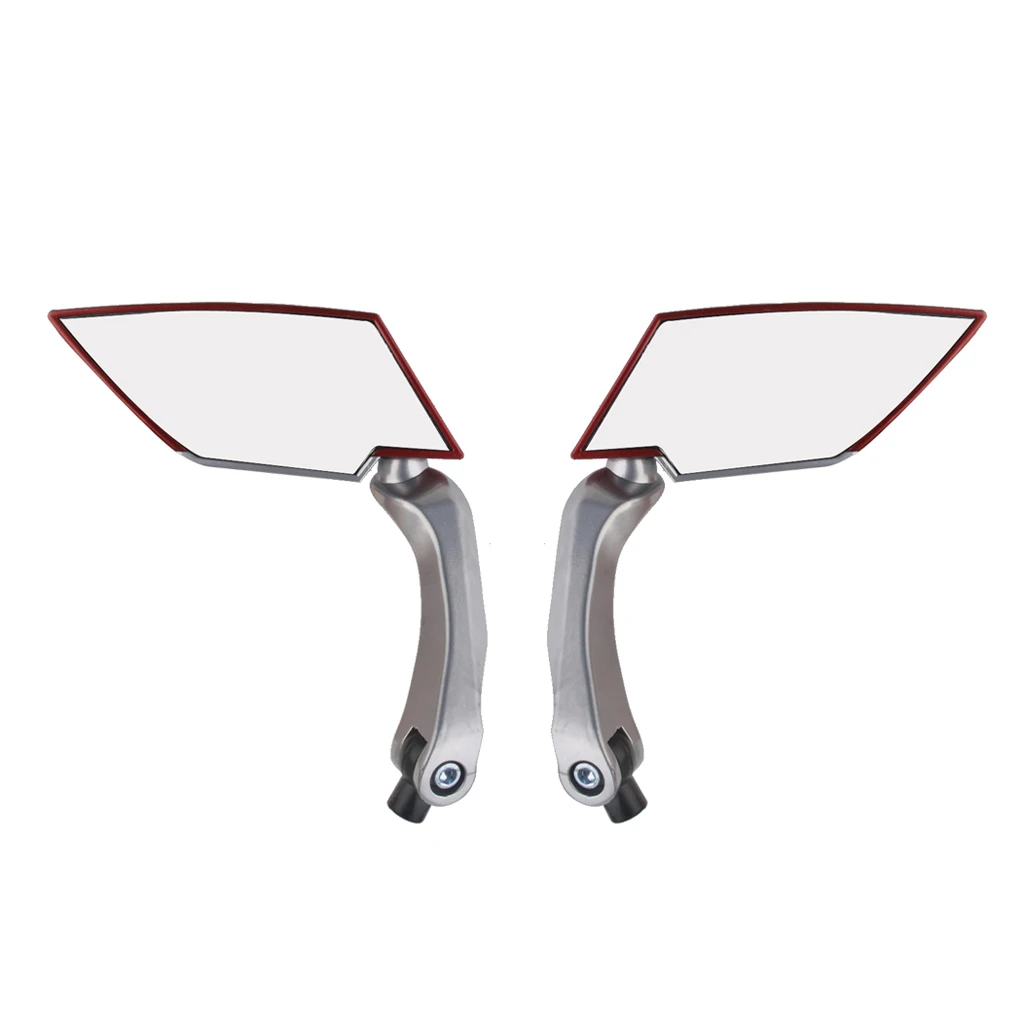 1 Pair Universal Motorcycle Mirror Quads & ATV's Rearview Mirrors  Back Side Convex Mirror 8mm 10mm Diamond Mirrors