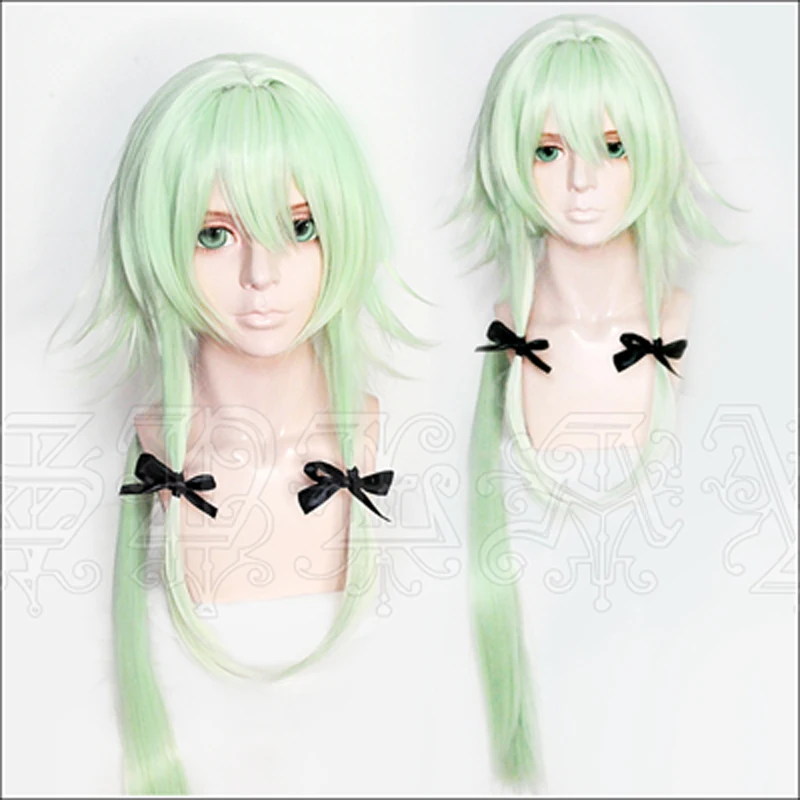 

Goblin Slayer High Elf Archer Cosplay Wig Light Green Heat Resistant Synthetic Hair Perucas Cosplay Wigs For Halloween+ Wig Cap