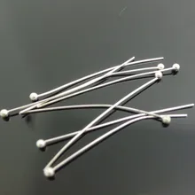 500 шт,, 50 мм, дизайн, сделай сам, ювелирное изделие, бусины из стерлингового серебра 925, шпильки для изготовления серебряных украшений